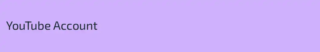 YouTube Account